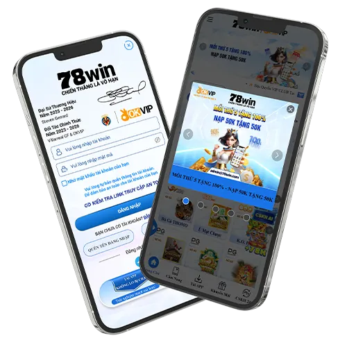 Giao diện ứng dụng 77win1 trên điện thoại di động